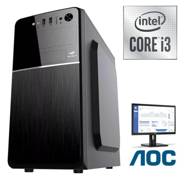 Computador Intel Core i3 7ª 8GB COMPLETO Outlet